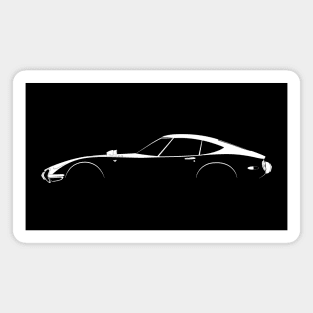 Toyota 2000GT Silhouette Magnet